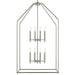 Kichler - 52724NI - Eight Light Foyer Pendant - Madden - Brushed Nickel