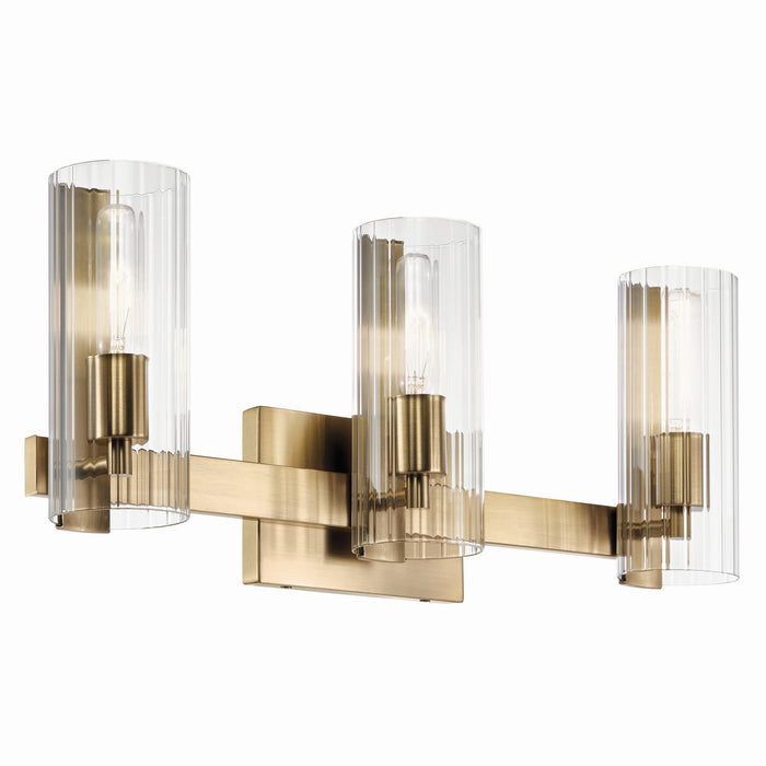 Kichler - 55168CPZ - Three Light Vanity - Jemsa - Champagne Bronze