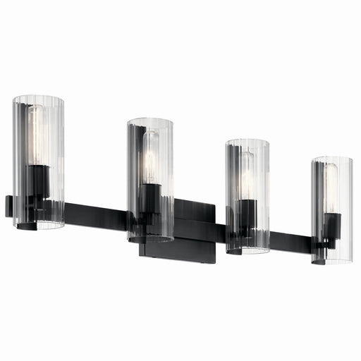 Kichler - 55169BK - Four Light Vanity - Jemsa - Black