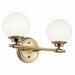 Kichler - 55171CPZ - Two Light Vanity - Benno - Champagne Bronze