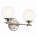 Kichler - 55171PN - Two Light Vanity - Benno - Polished Nickel