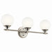 Kichler - 55172PN - Three Light Vanity - Benno - Polished Nickel