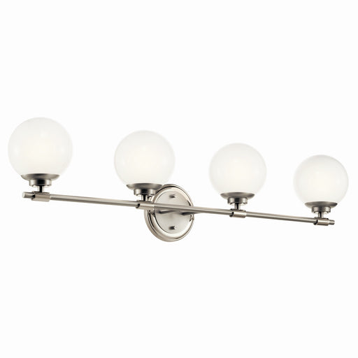 Kichler - 55173PN - Four Light Vanity - Benno - Polished Nickel