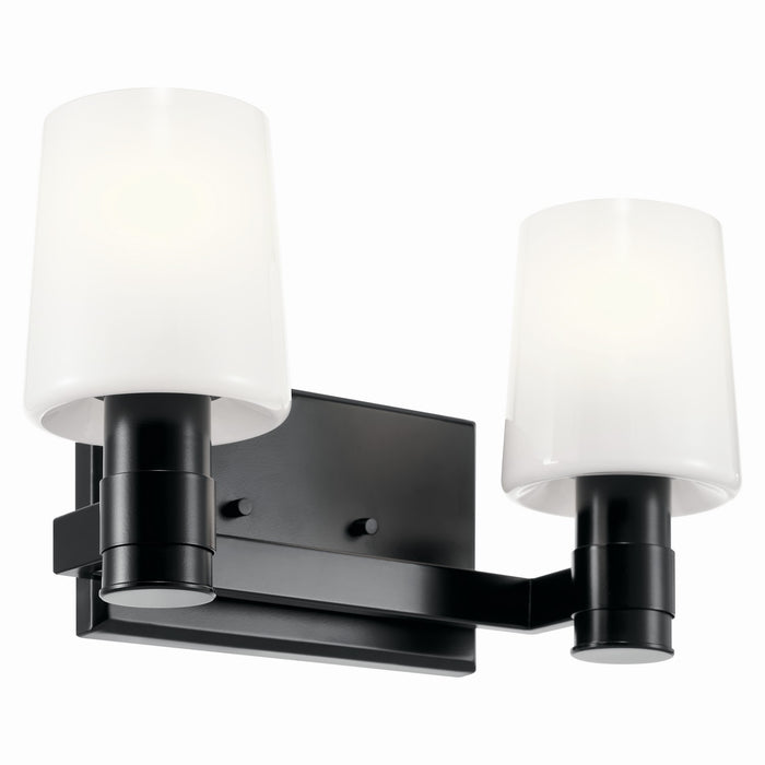 Kichler - 55175BK - Two Light Vanity - Adani - Black