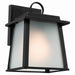 Kichler - 59104BK - One Light Outdoor Wall Mount - Noward - Black