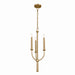 Kichler - 52496BNB - Three Light Mini Chandelier - Florence - Brushed Natural Brass