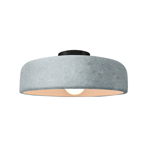 Radiance One Light Semi-Flush Mount Concrete