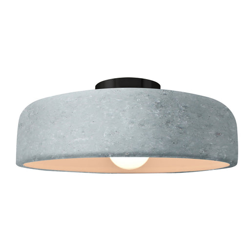 Radiance One Light Semi-Flush Mount Concrete