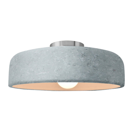 Radiance One Light Semi-Flush Mount Concrete