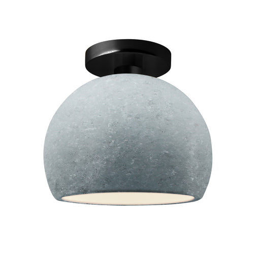 Radiance One Light Semi-Flush Mount Concrete