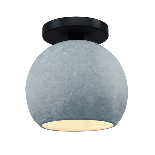 Radiance One Light Semi-Flush Mount Concrete