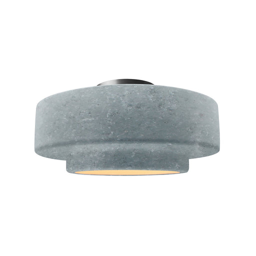 Radiance One Light Semi-Flush Mount Concrete