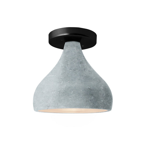 Radiance One Light Semi-Flush Mount Concrete