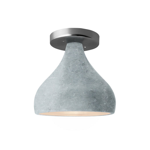 Radiance One Light Semi-Flush Mount Concrete