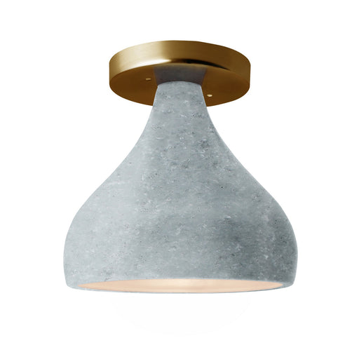 Radiance One Light Semi-Flush Mount Concrete