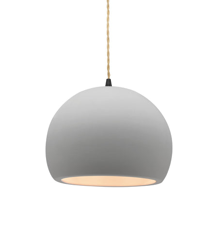 Radiance One Light Pendant Bisque