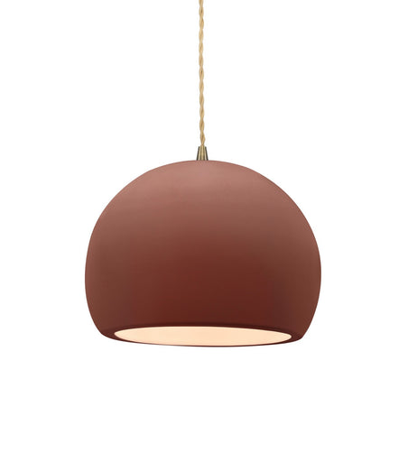 Radiance One Light Pendant Canyon Clay