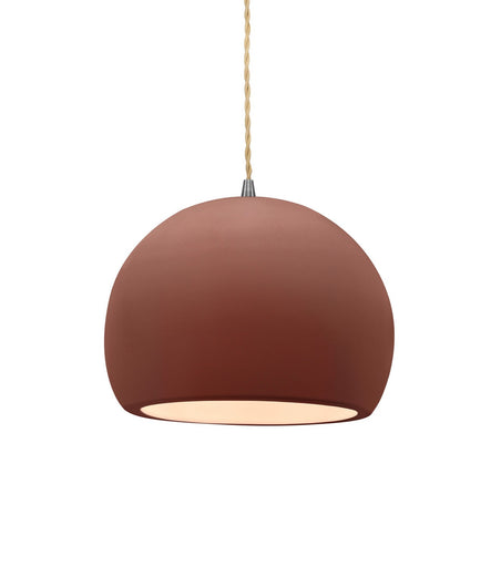 Radiance One Light Pendant Canyon Clay