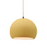 Justice Designs - CER-6530-MYLW-MBLK-BEIG-TWST - One Light Pendant - Radiance - Muted Yellow