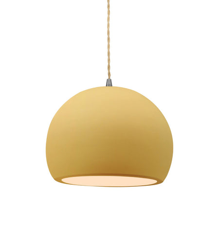 Radiance One Light Pendant Muted Yellow