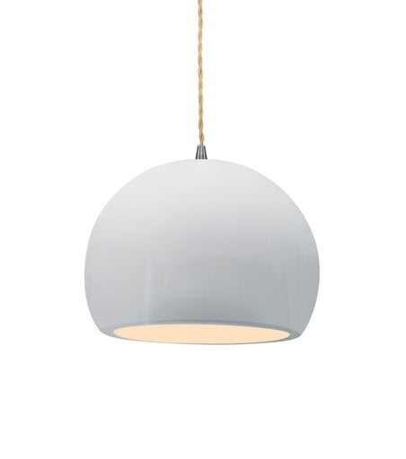 Radiance One Light Pendant Gloss White