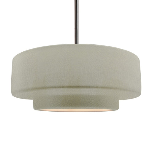 Radiance One Light Pendant Celadon Green Crackle