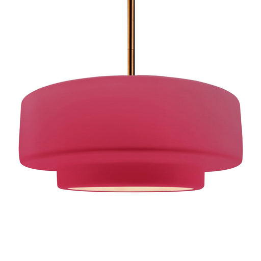 Radiance One Light Pendant Cerise