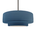 Justice Designs - CER-6545-MID-NCKL-RIGID - One Light Pendant - Radiance - Midnight Sky
