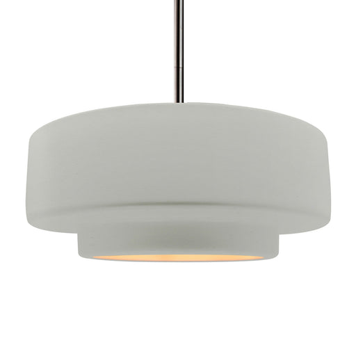 Radiance One Light Pendant Matte White w/ Champagne Gold