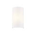 Justice Designs - FAB-5945-WHTE - One Light Wall Sconce - Textile