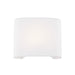 Justice Designs - FAB-8855-WHTE - One Light Wall Sconce - Textile