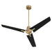 Quorum - 3-131-40 - 56" Ceiling Fan - Halcyon - Aged Brass
