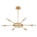 Quorum - 3-6118-40 - LED Chandelier - Sperano - Aged Brass