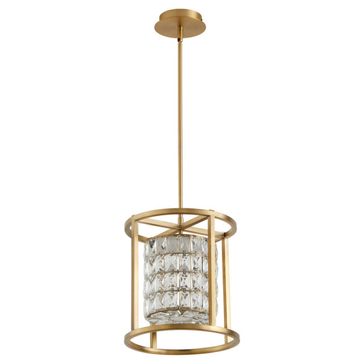 Élan LED Pendant Aged Brass