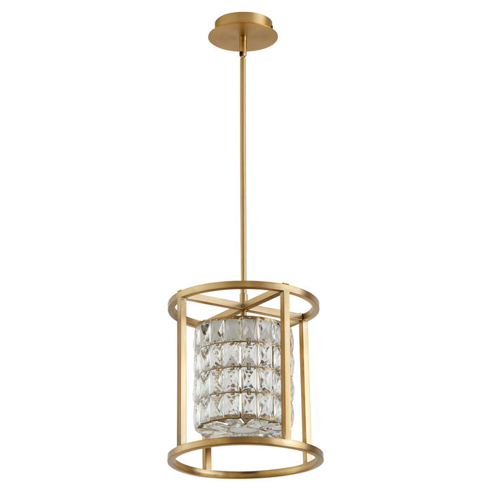 Quorum - 3-877-40 - LED Pendant - Élan - Aged Brass