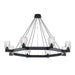 Trans Globe Imports - 11685 BK - Five Light Chandelier - Harmony Hills - Black