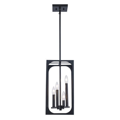 Trans Globe Imports - 11714 BK - Four Light Pendant - Ruby Ridge - Black