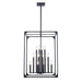 Trans Globe Imports - 11718 BK - 12 Light Pendant - Ruby Ridge - Black