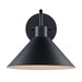 Trans Globe Imports - 11760 BK - One Light Wall Sconce - Roscoe - Black