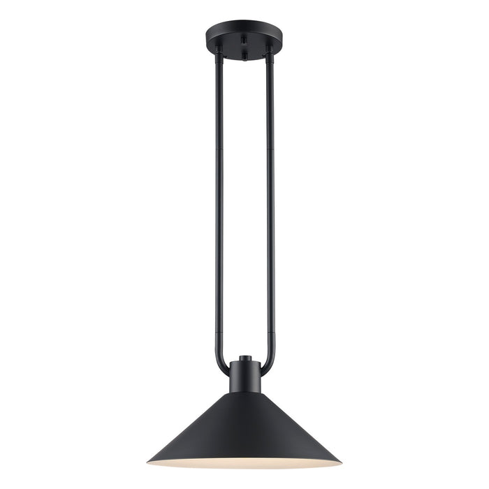 Trans Globe Imports - 11761 BK - One Light Pendant - Roscoe - Black