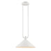 Trans Globe Imports - 11761 WH - One Light Pendant - Roscoe - White