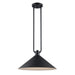 Trans Globe Imports - 11762 BK - One Light Pendant - Roscoe - Black