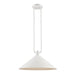 Trans Globe Imports - 11762 WH - One Light Pendant - Roscoe - White