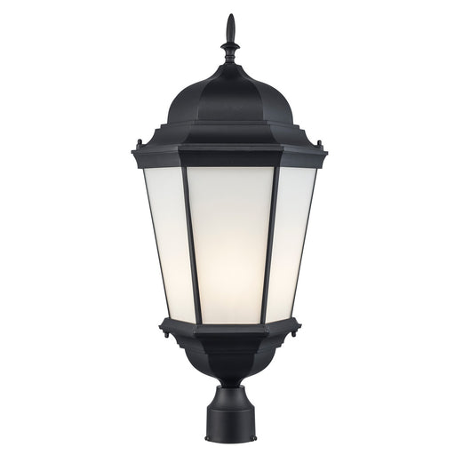 Trans Globe Imports - 51622 BK - Three Light Outdoor Post Lamp - Eldlight - Black