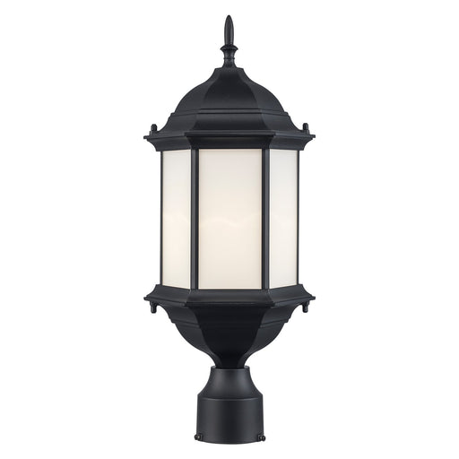 Trans Globe Imports - 51634 BK - One Light Outdoor Post Mount - Eldlight - Black