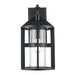 Trans Globe Imports - 51680 BK - One Light Outdoor Wall Lantern - Prado - Black