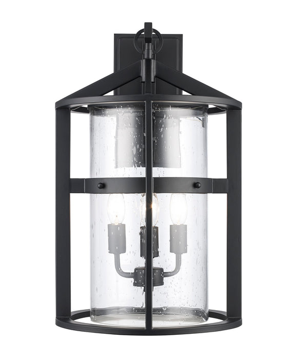 Trans Globe Imports - 51682 BK - Three Light Outdoor Wall Sconce - Prado - Black