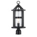 Trans Globe Imports - 51683 BK - One Light Outdoor Post Mount - Prado - Black