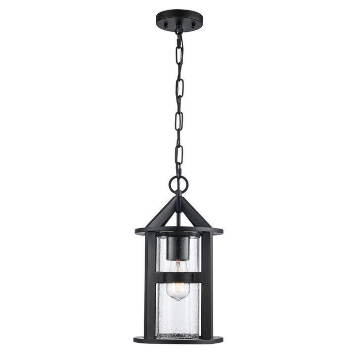 Trans Globe Imports - 51684 BK - One Light Outdoor Pendant - Prado - Black