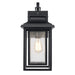 Trans Globe Imports - 51690 BK - One Light Outdoor Wall Lantern - Bosque - Black